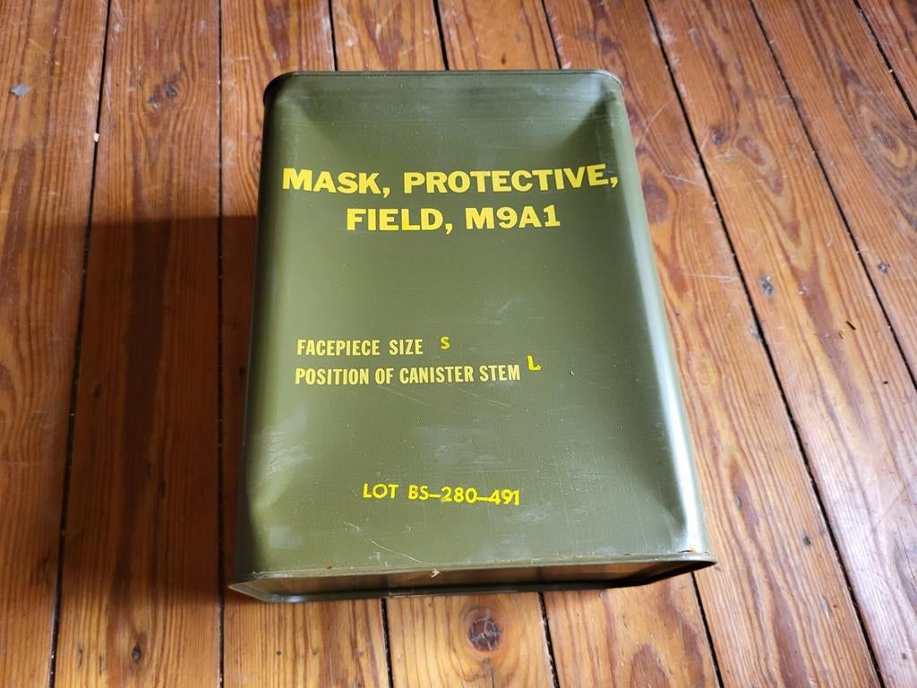 masque antigaz M9A1, US pré période Vietnam, Ophalen of Verzenden