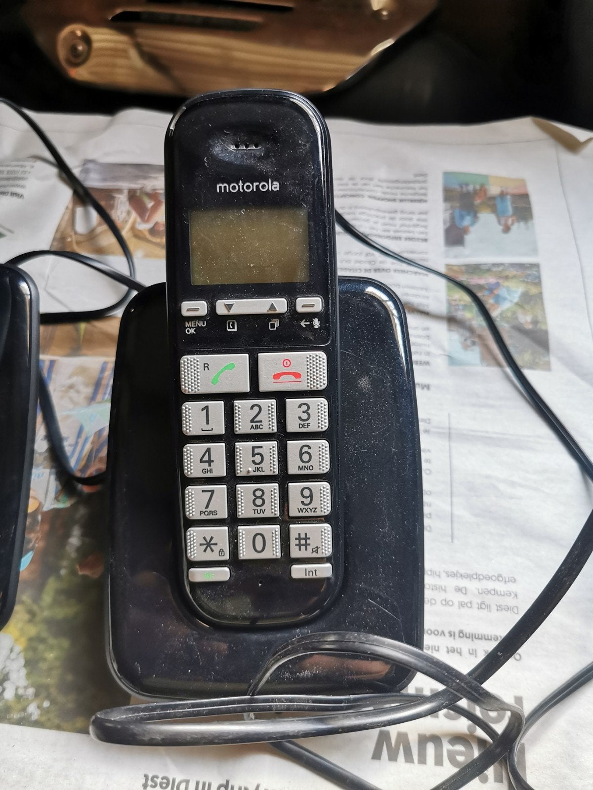 Telefoonset motorola draadloos 2 stuks.is nog nieuw., Ophalen, Nieuw, 2 handsets