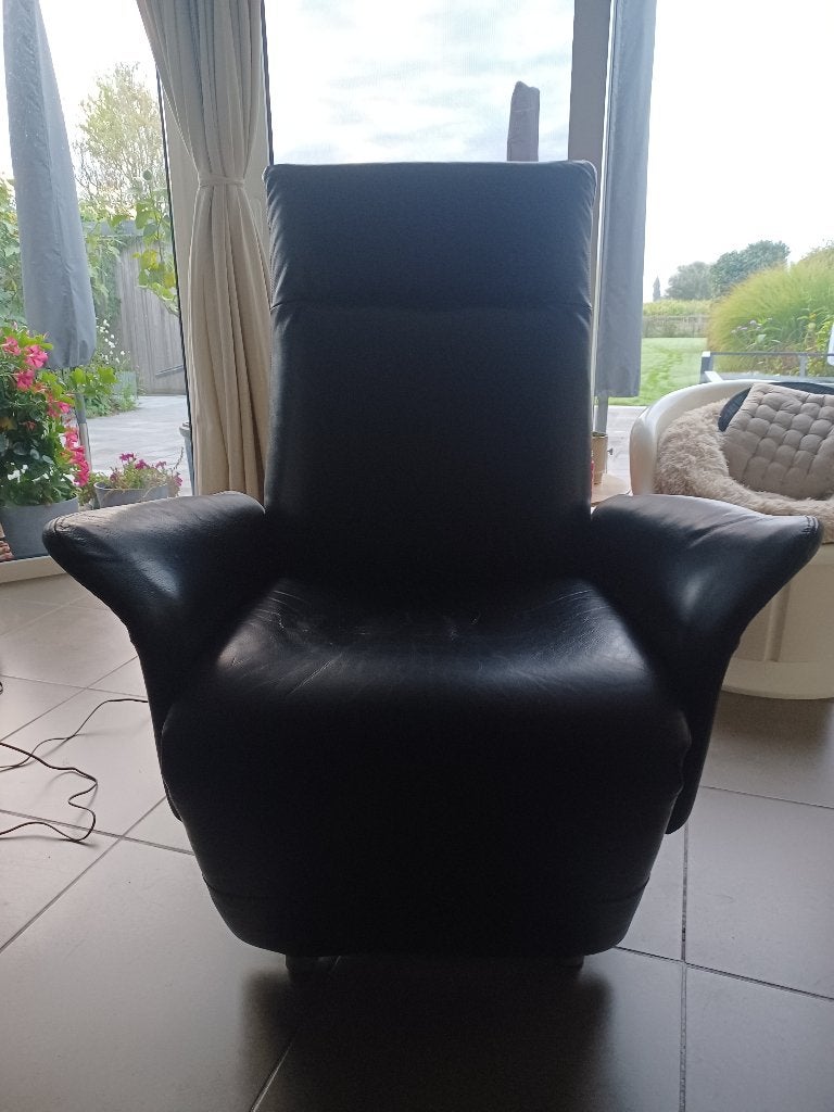 Luxe relaxzetel, Ophalen, Gebruikt, Eenpersoons, Leer
