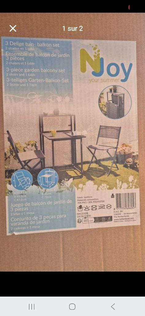 Balcon set, Enlèvement, Neuf