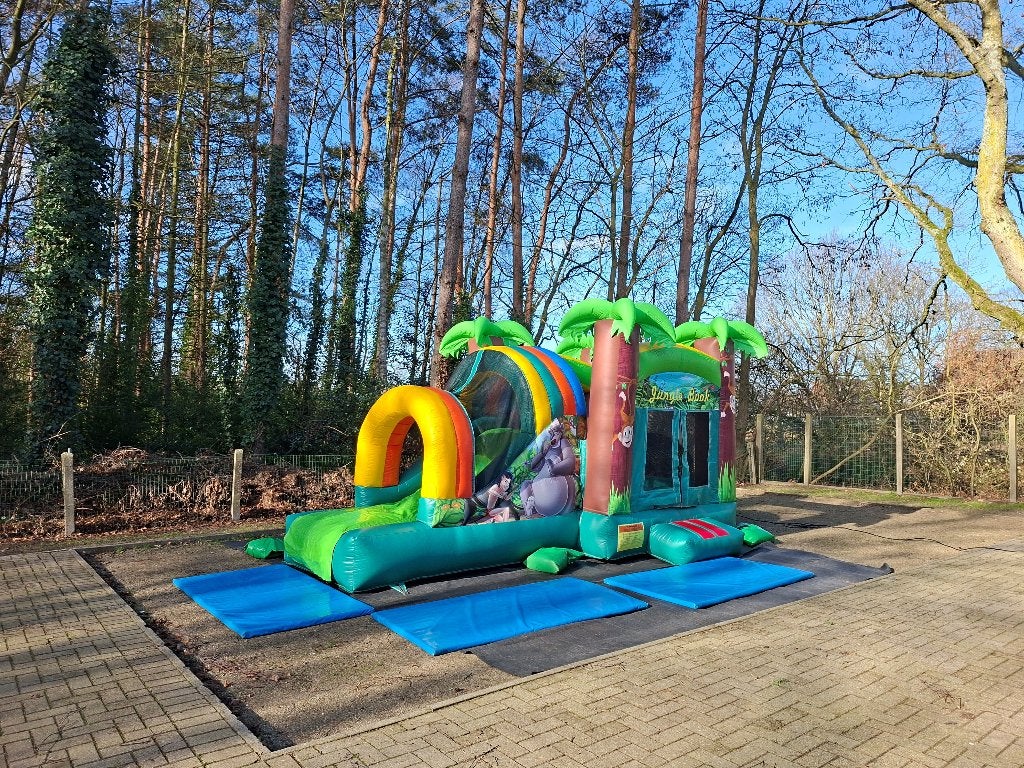 Jungle springkasteel te huur, Ophalen