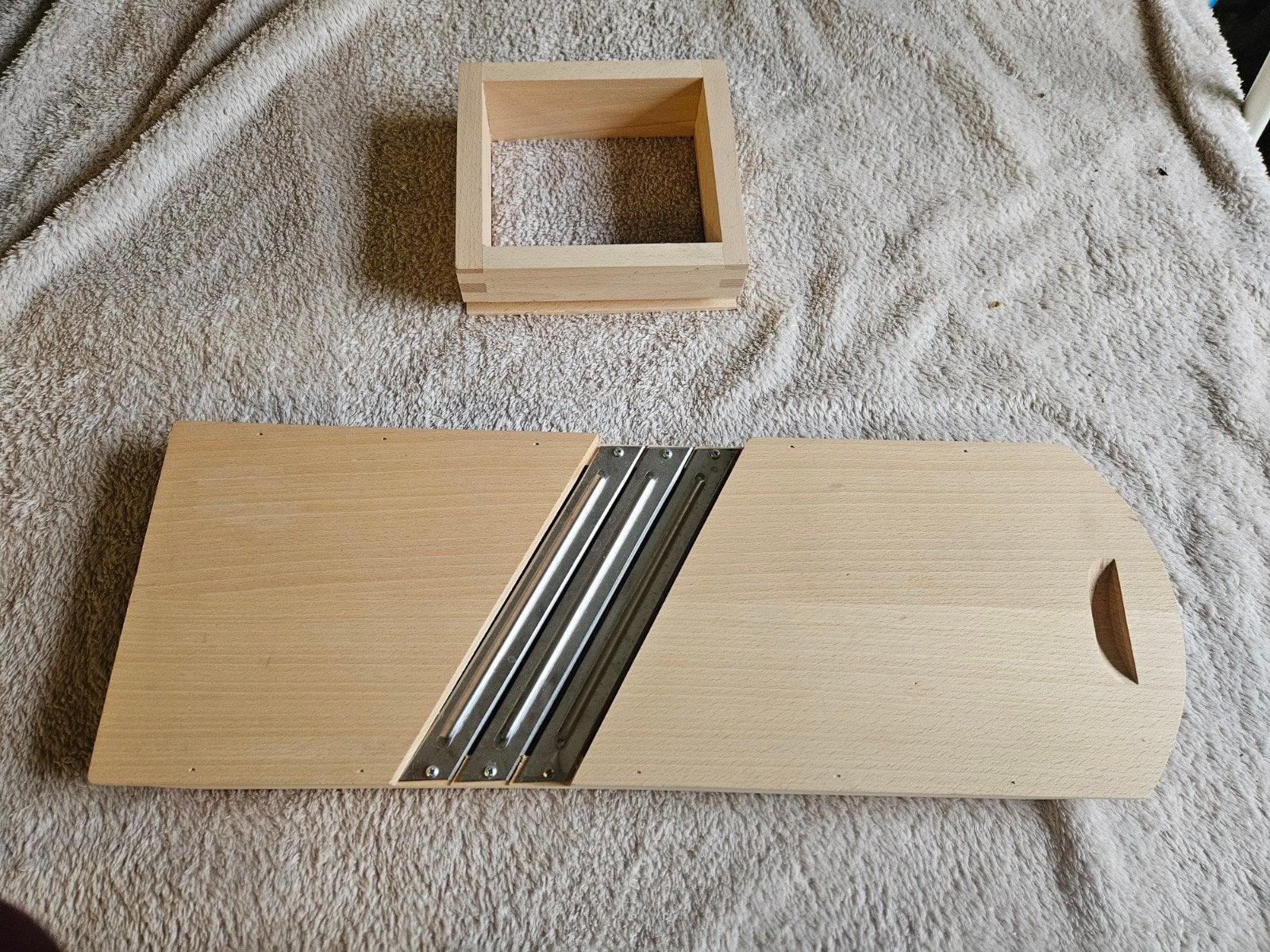 Professionele houten mandoline voor fermentatie, Ophalen