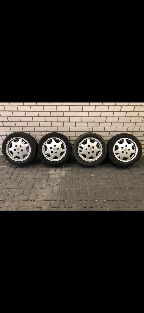Lichtmetalen velgen met banden Porsche, Ophalen, Gebruikt, 16 inch, 205 mm