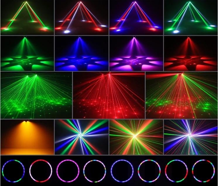 Lampe frontale mobile RGBW 4 en 1 SUPERPROMO 320 W, Musique & Instruments, Lumières & Lasers, Neuf, Lumières, Commande sonore