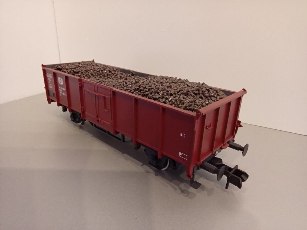 Wagon à parois latérales hautes Märklin Track 1 avec c ment., Enlèvement ou Envoi, Utilisé, Wagon, Märklin