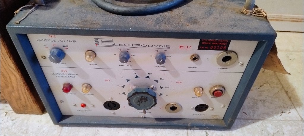 Electrodyne defibrillator, Ophalen