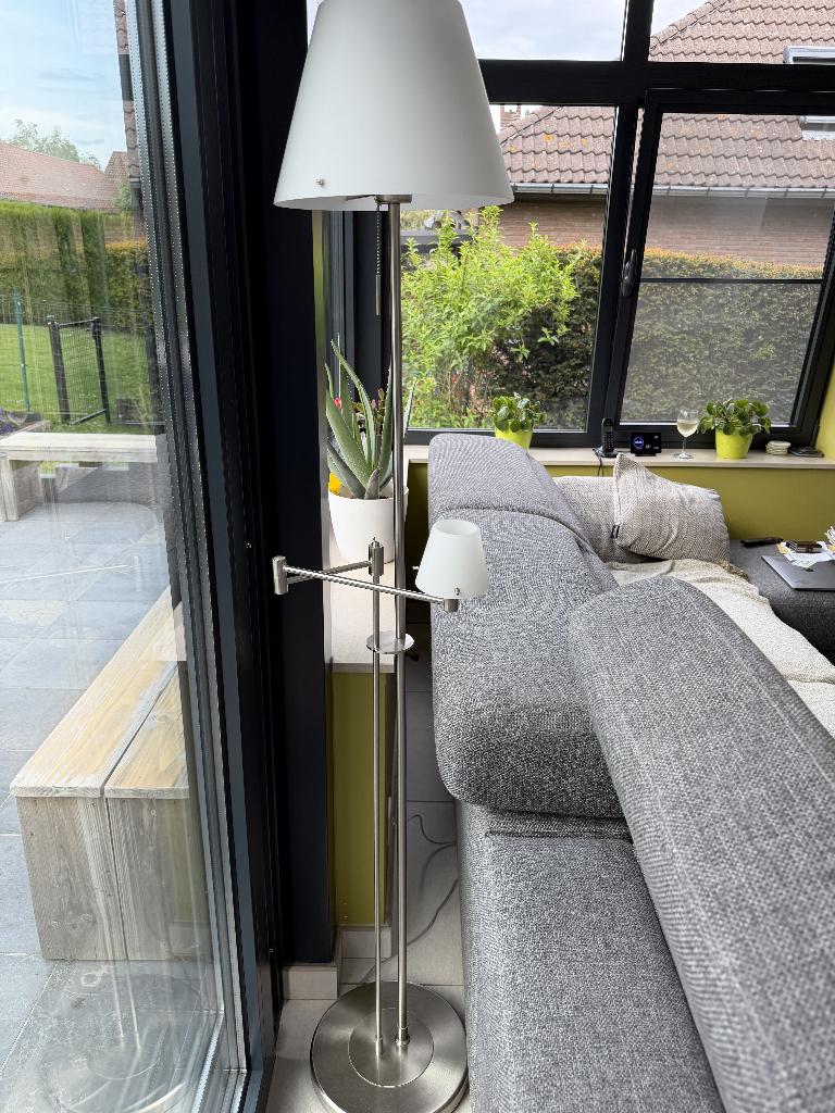 Staande lamp, Ophalen, Gebruikt, Glas, 150 tot 200 cm