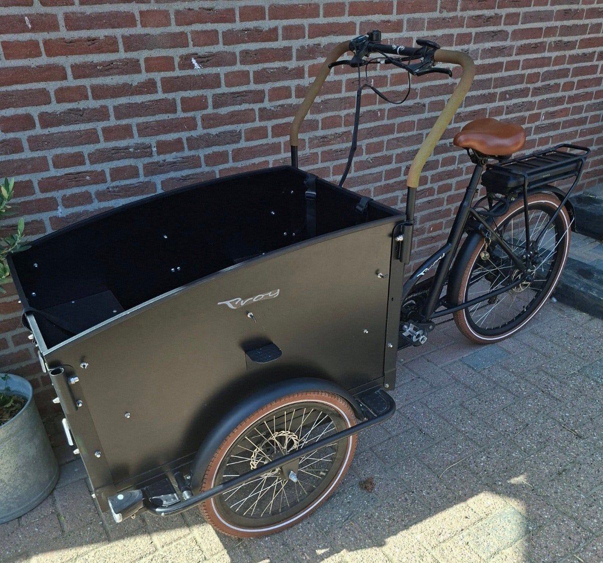 Troy bakfiets, Fietsen en Brommers, Ophalen, Zo goed als nieuw