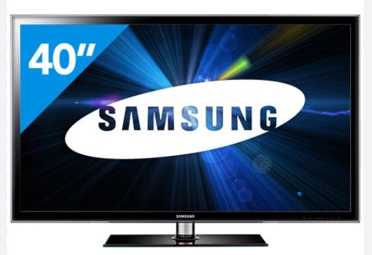 TV LCD 40" Samsung UE40D5000, LCD, Utilisé, Smart TV, Full HD (1080p)