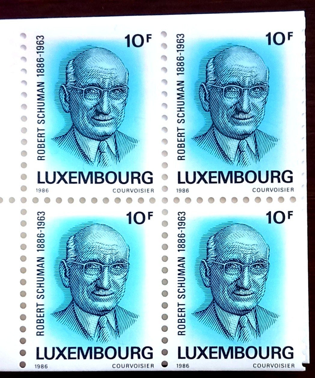 Luxembourg - Robert Schuman Carnet MNH **, Envoi, Luxembourg, Non oblitéré