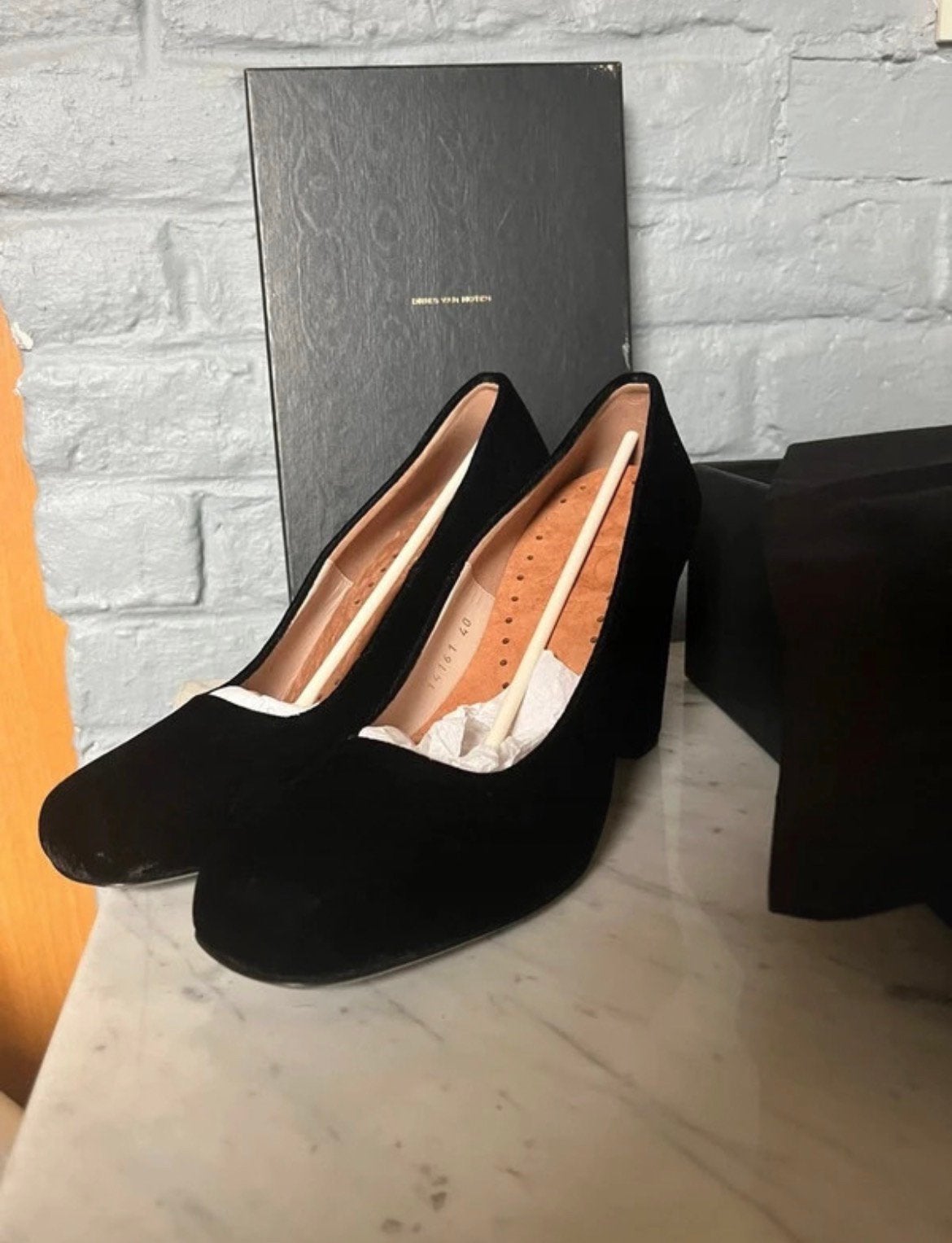 Dries van noten maat 40 zwarte pump, Pumps, Zwart, Ophalen of Verzenden, Zo goed als nieuw