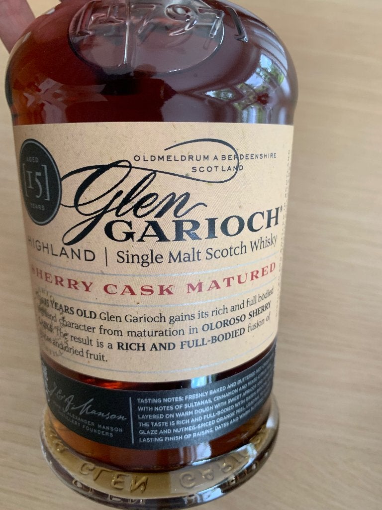 Whisky Glen Garioch 15yr sherry cask, Ophalen, Nieuw, Vol