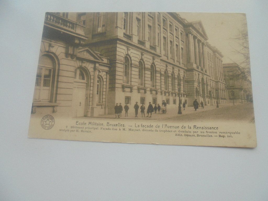 brussel -militaire school-10 postkaarten, Verzenden, 1920 tot 1940, Ongelopen, Brussel (Gewest)
