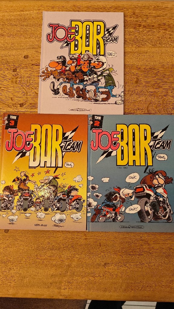 BD Joe bar team, Livres, Plusieurs BD, Enlèvement, Utilisé, BAR2