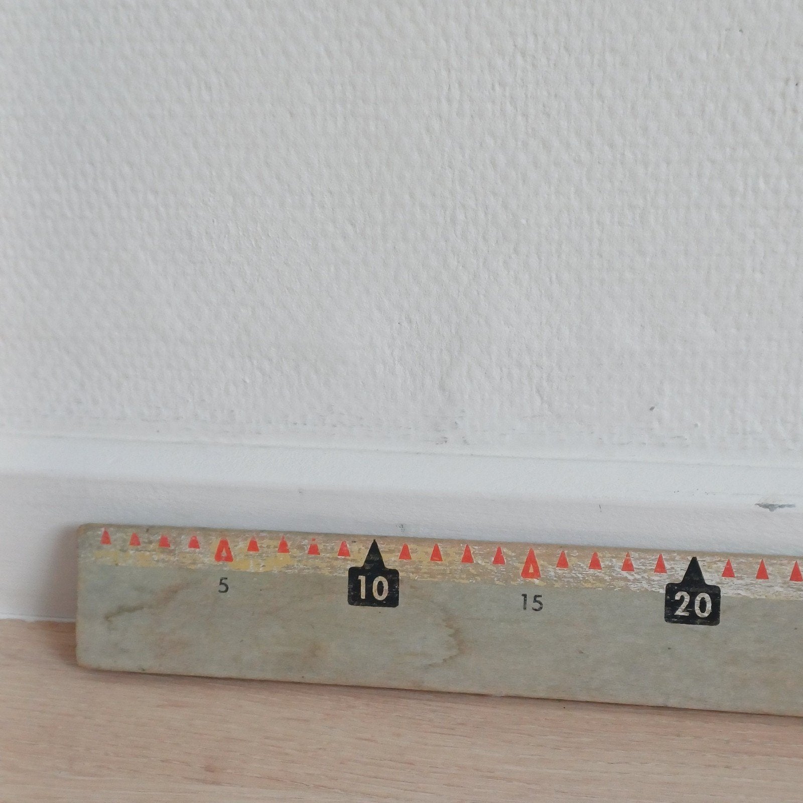 retro schoolbordmeetlat met handvat., Doe-het-zelf en Bouw, Ophalen