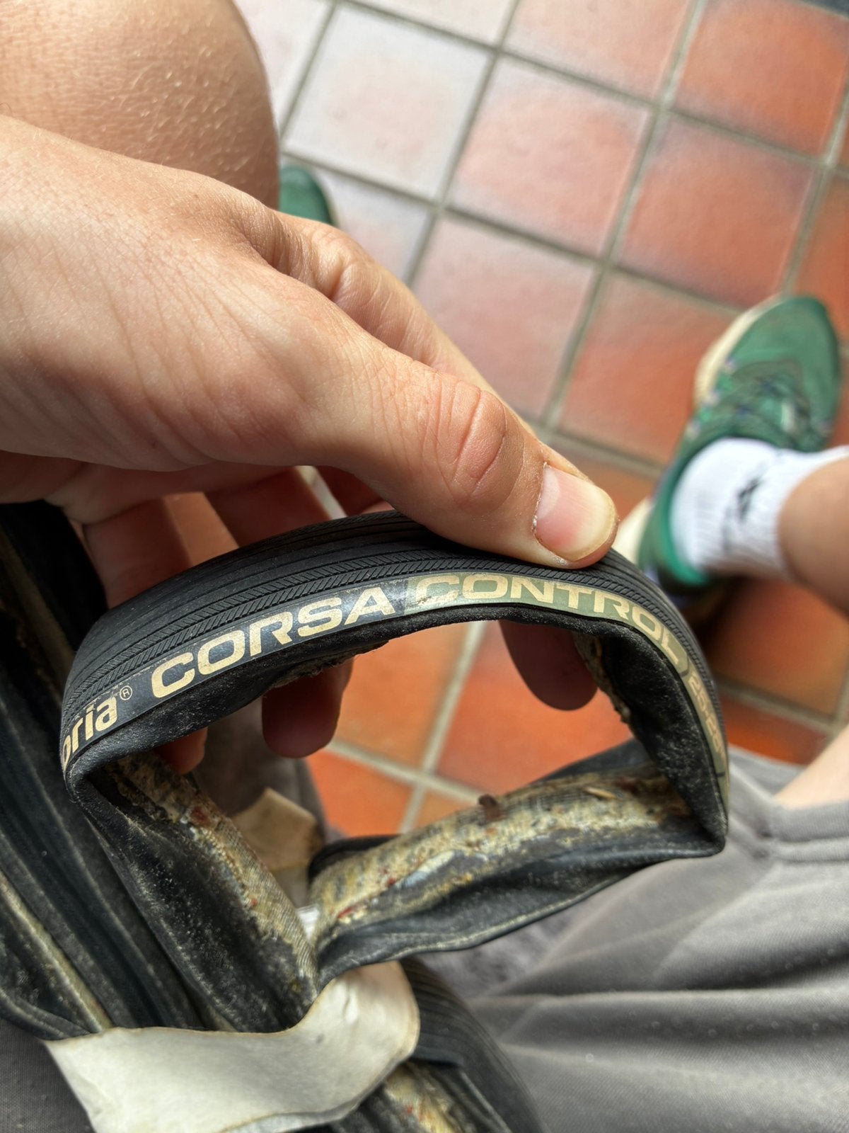 Vittoria corsa control, Fietsen en Brommers, Ophalen, Zo goed als nieuw
