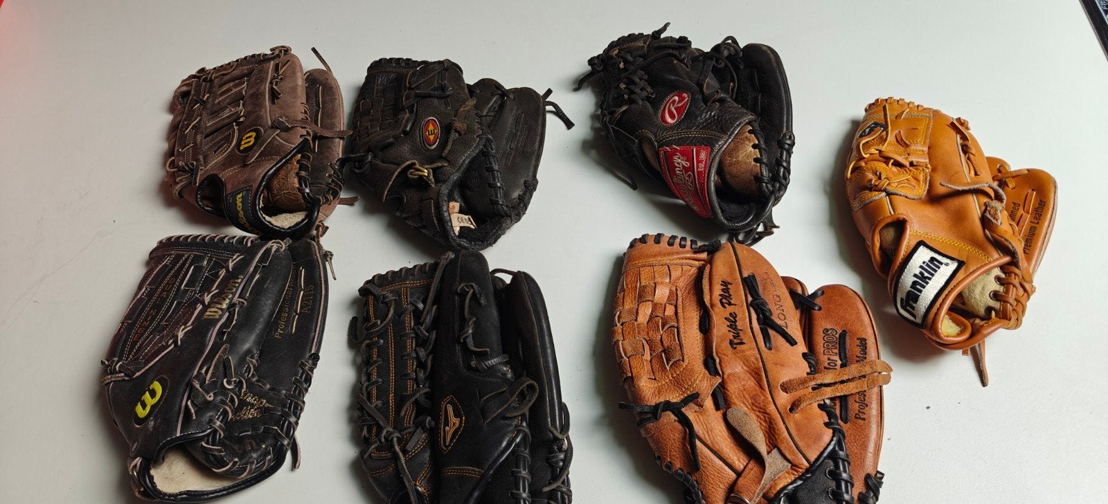 Professionele baseball honkbal handschoenen, Sport en Fitness, Honkbal en Softbal, Ophalen of Verzenden, Honkbal