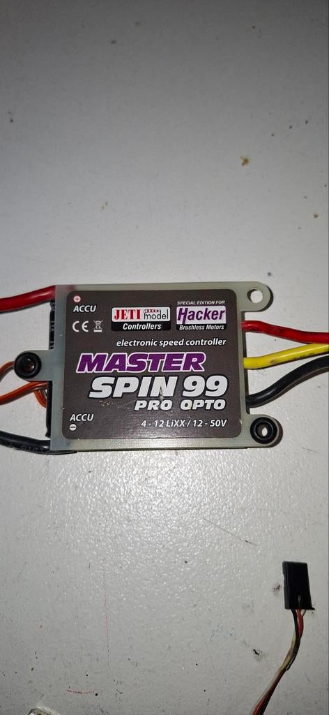 Jeti Master SPIN 99 Pro OPTO + Jeti BEC., Hobby en Vrije tijd, Modelbouw | Radiografisch | Vliegtuigen, Ophalen