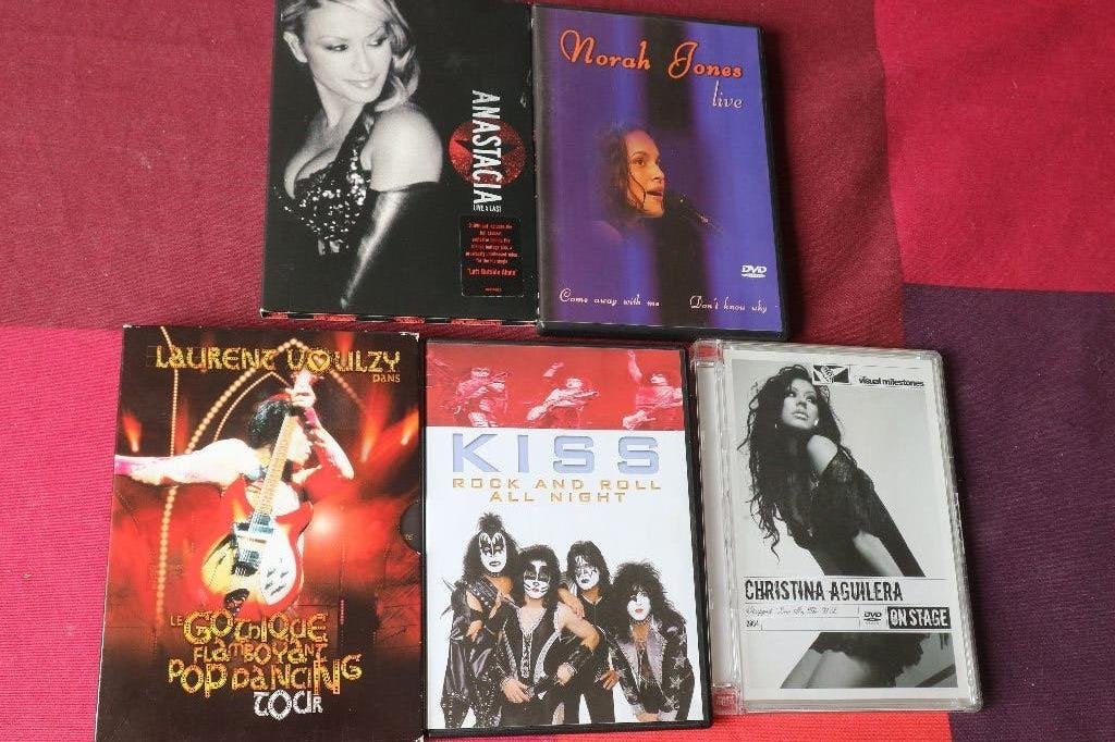 lot de 5 dvd  de concert, Enlèvement ou Envoi, Concert