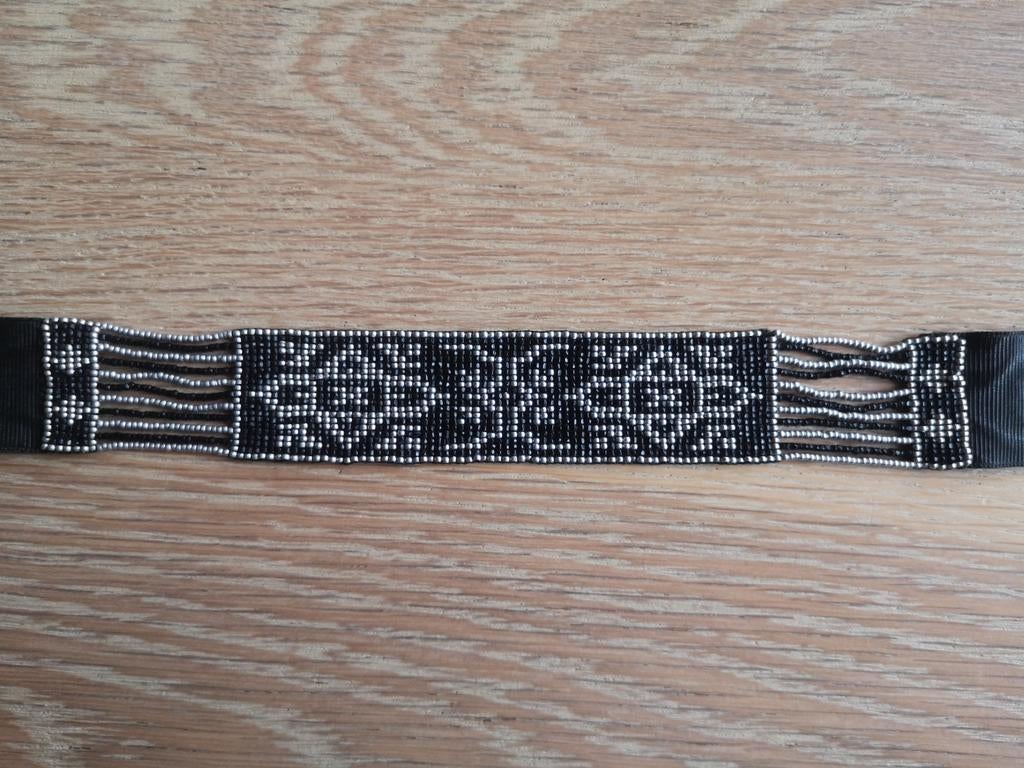 Chocker - handgemaakt, jaren '60, Bijoux, Sacs & Beauté, Bijoux anciens, Enlèvement ou Envoi, Argent