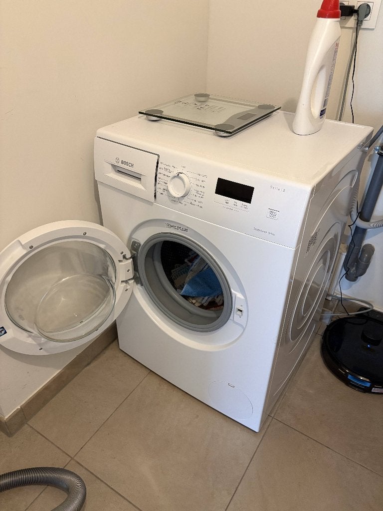 Bosch WAJ28067FR wasmachine 7 kg, 1400 toeren, Serie 2, Ophalen, Gebruikt, Voorlader, Wolwasprogramma