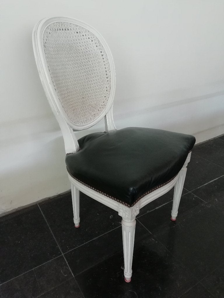 eetkamerstoelen, Huis en Inrichting, Stoelen, Ophalen, Wit, Hout, Vier