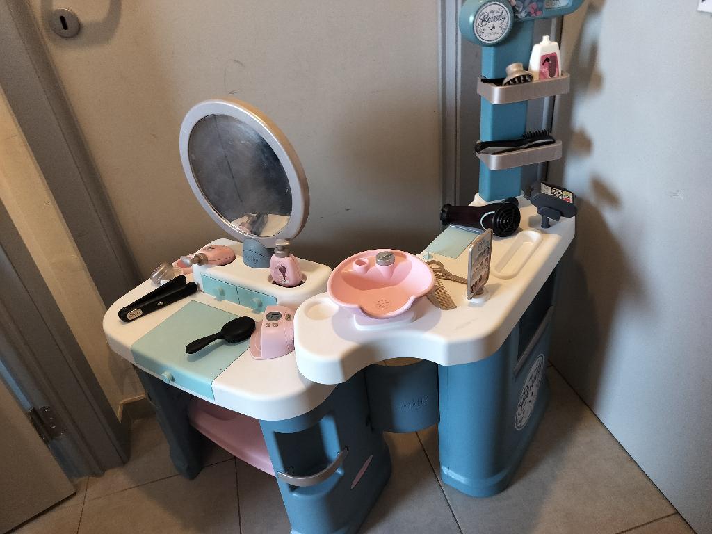SMOBY - My Beauty Center - Coiffeuse et Institut de Beauté, Enlèvement, Utilisé, Fille