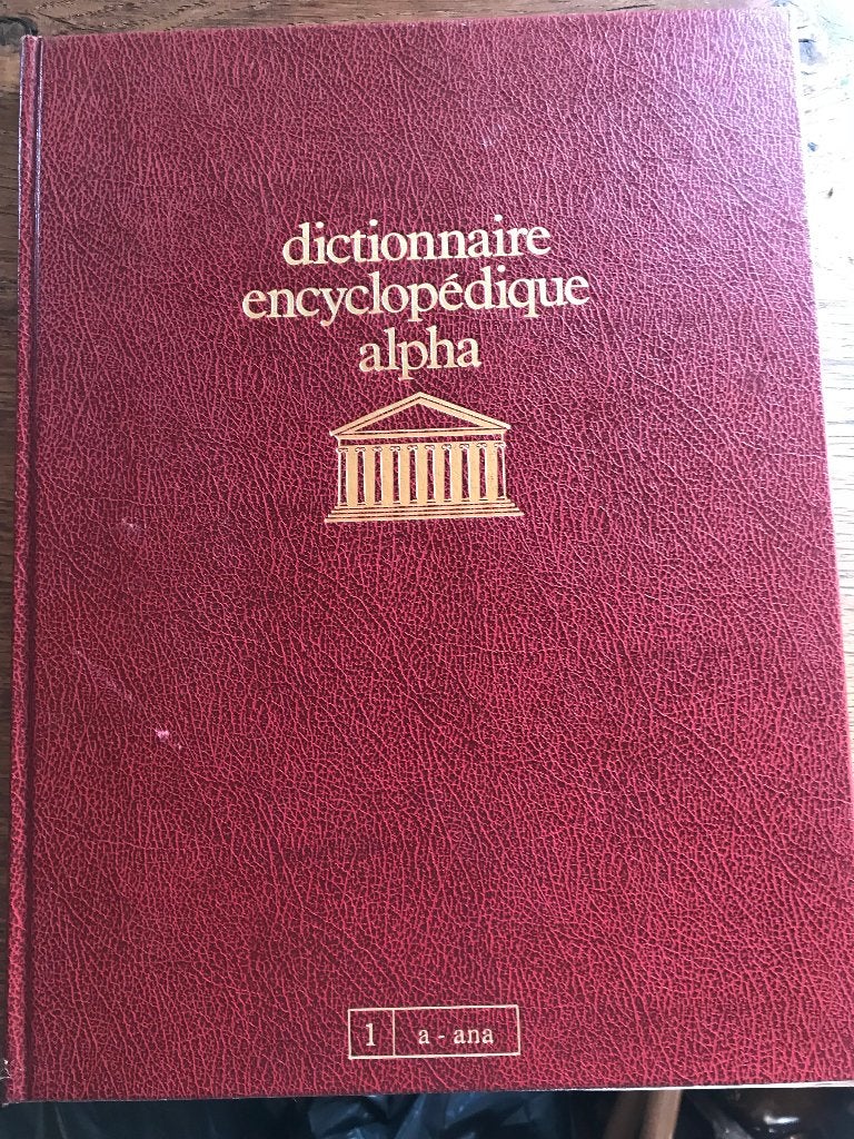 Encyclopédie dictionnaire, Livres, Encyclopédies, Enlèvement