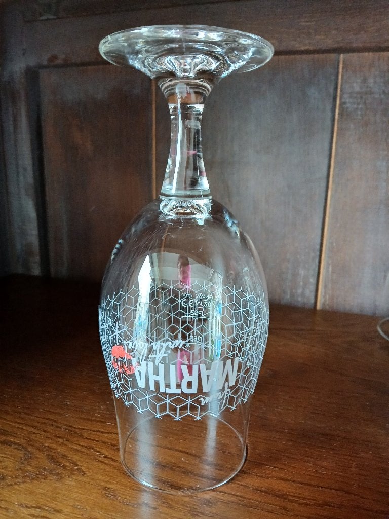 1 bierglas: MARTHA, Ophalen of Verzenden, Nieuw, Glas of Glazen, Overige merken