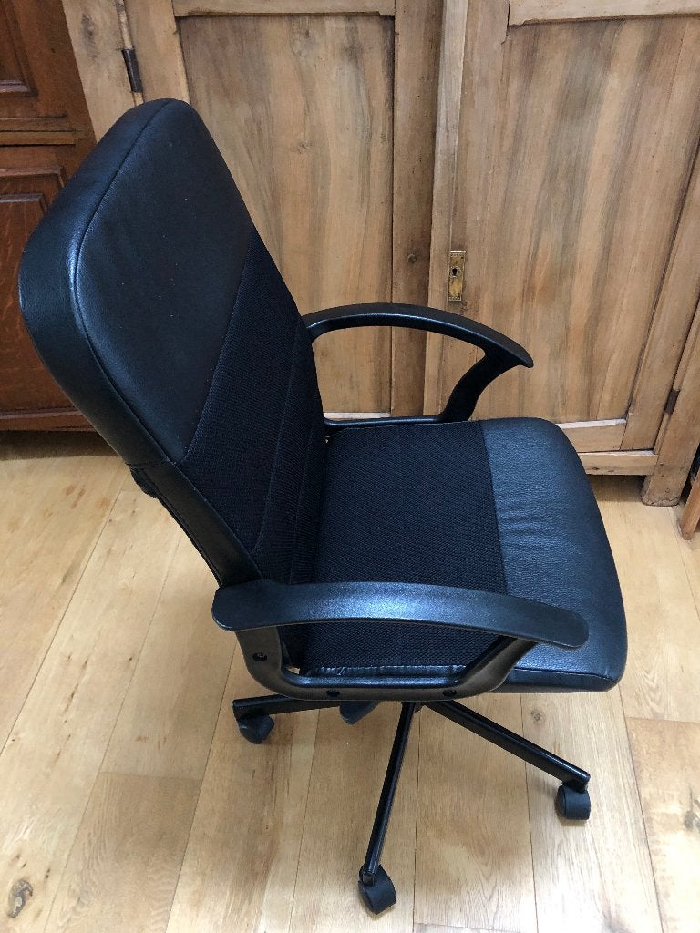 Fauteuil de bureau - Ikea Renberget, Maison & Meubles, Chaises de bureau, Utilisé, Chaise de bureau, Noir, Ergonomique, Enlèvement