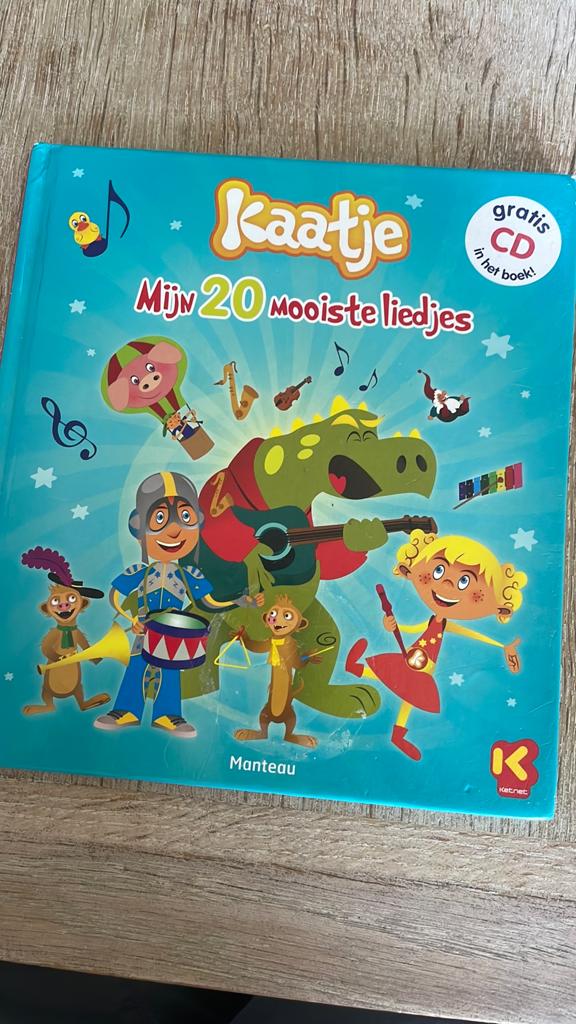 Kinderliedjes van Kaatje op CD met tekst in boekje, Ophalen, Gebruikt, Muziek, 3 tot 5 jaar