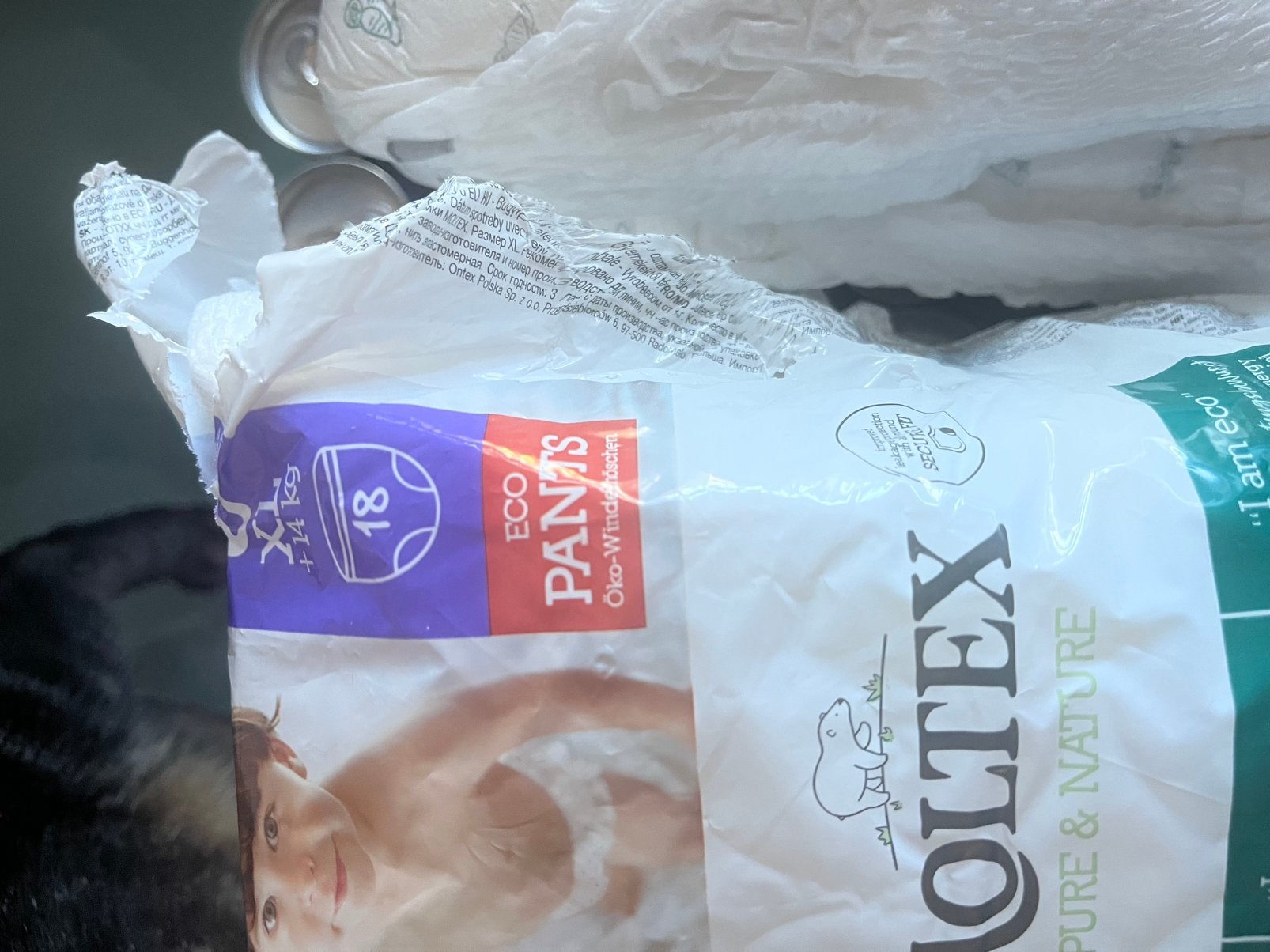 Broekluiers Moltex plus 14 kg, Ophalen