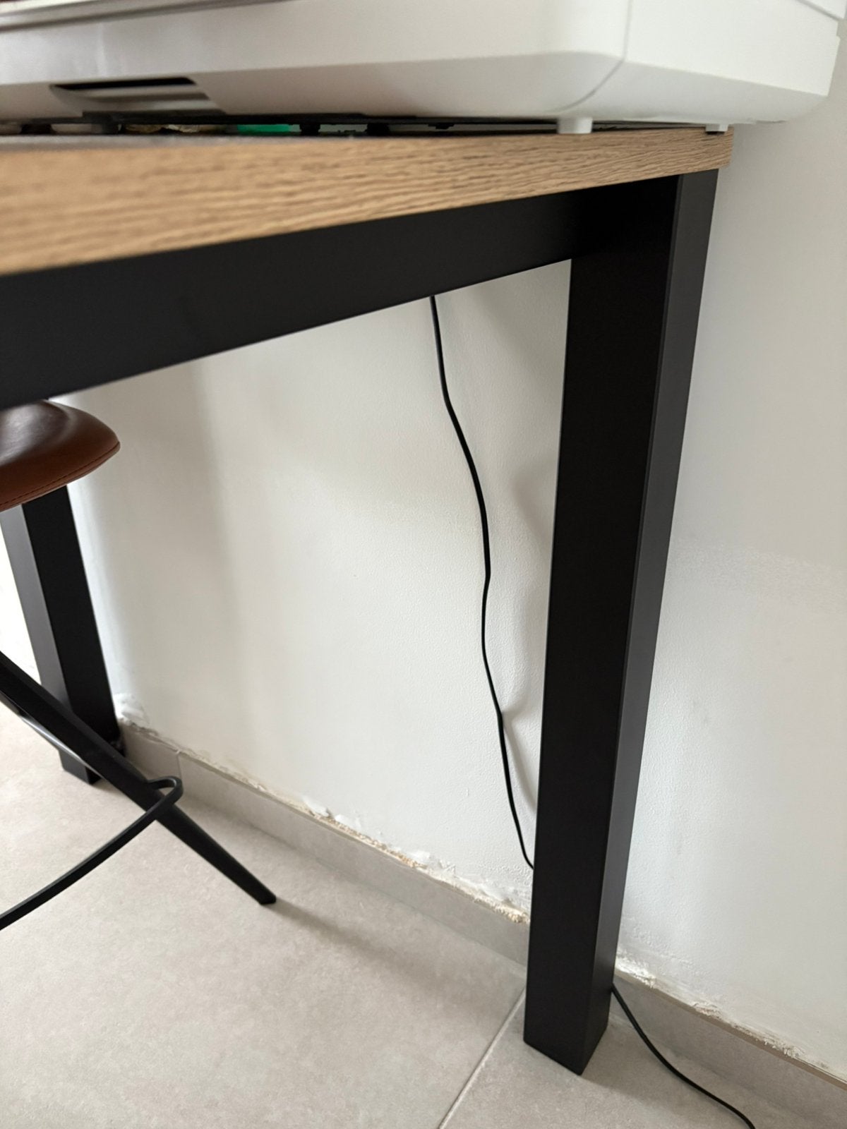 Hoge tafel, Huis en Inrichting, Tafels | Statafels, Ophalen, Zo goed als nieuw