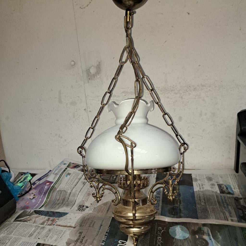 Vintage hanglamp (kroonluchter), Ophalen