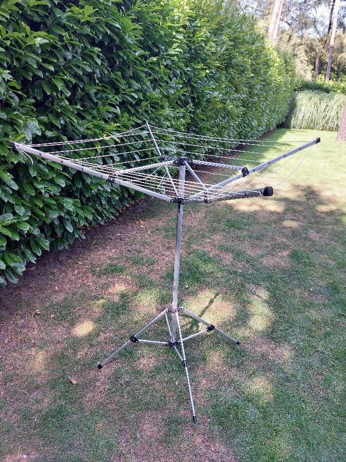 Mobiel droogrek met voet, Tuin en Terras, Droogmolens en Wasrekken, Ophalen