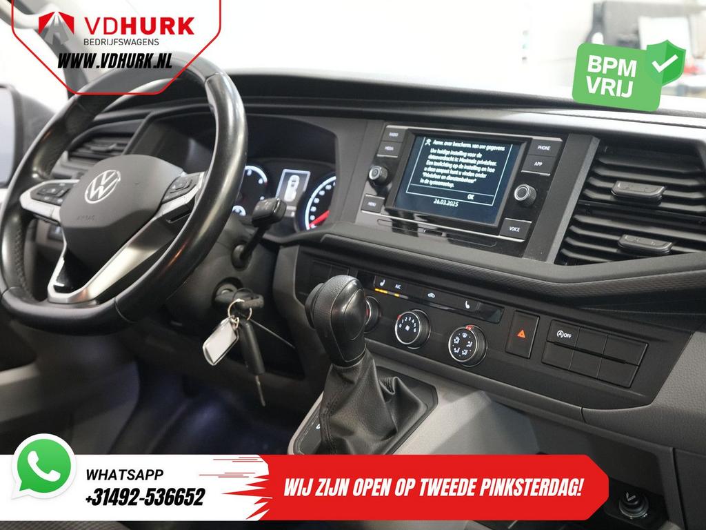 Volkswagen Transporter 2.0 TDI 150 pk DSG Aut. L2 DC Dubbel, Auto's, Automaat, Parkeersensor, Bedrijf, Diesel