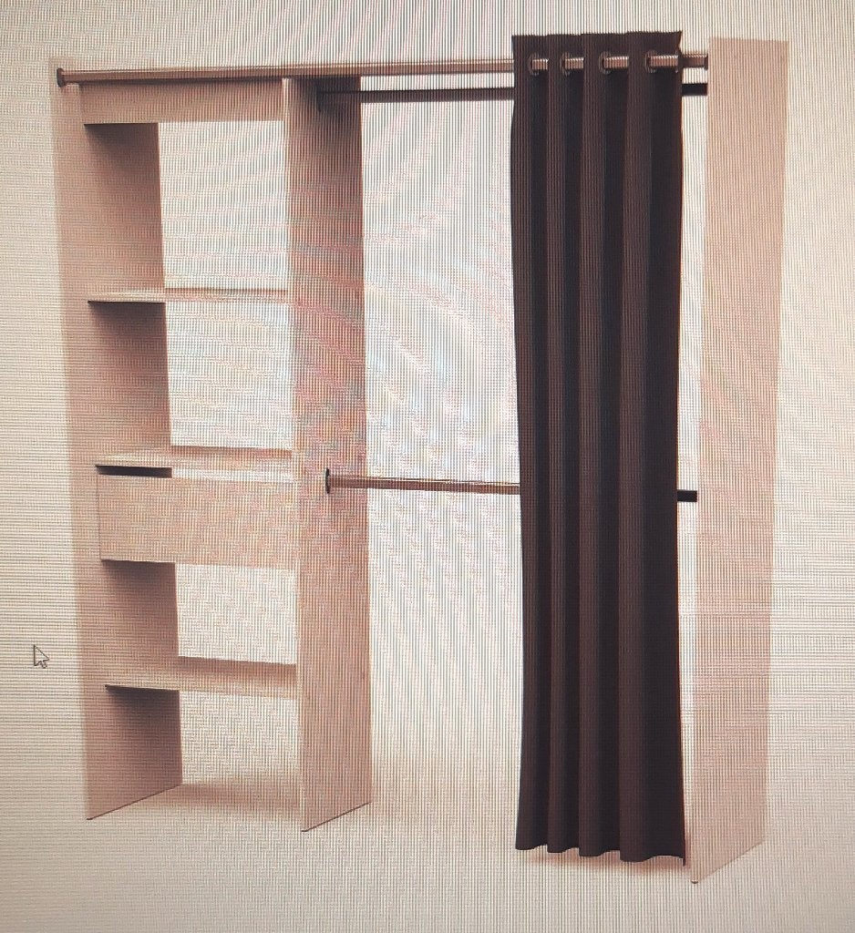 Dressing Extensible Blanc, Maison & Meubles, Utilisé, 50 à 100 cm, Autres matériaux, Blanc simple et pratique