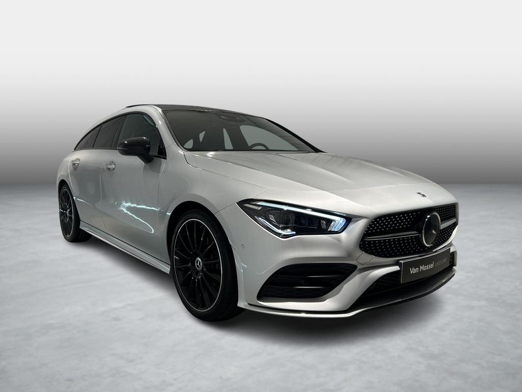 Mercedes-Benz CLA 250 AMG Line Shooting Brake + 224 PK + PAN, Auto's, CLA, Gebruikt, 4 cilinders, Leder en Stof