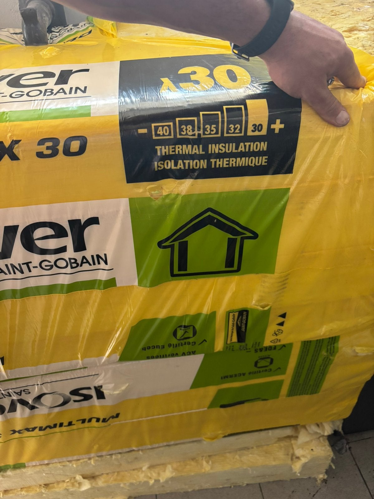 Isolatie isover, Doe-het-zelf en Bouw, Ophalen, Zo goed als nieuw