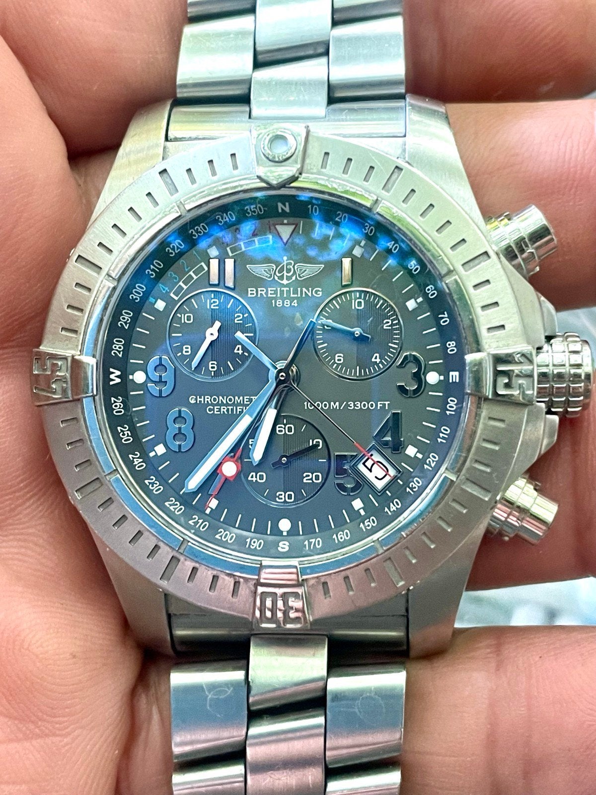Breitling Avenger Seawolf Chronograph Fullset, Ophalen