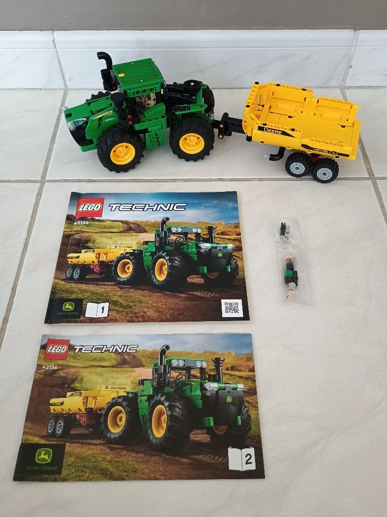 Lego Technic John Deere 9620R 4WD Tractor 42136, Ophalen, Lego, Zo goed als nieuw, Technic