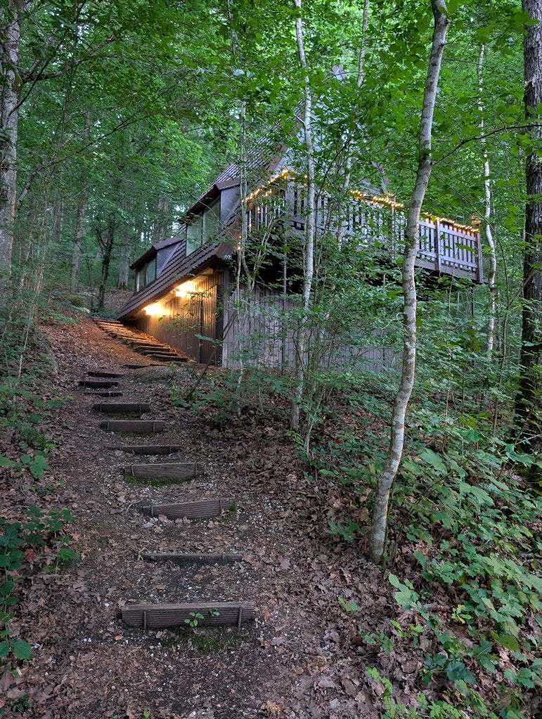 Ardennen te huur Chalet Petit Durbuy-5p+1baby, 5 personen, In bergen of heuvels, 2 slaapkamers, Recreatiepark