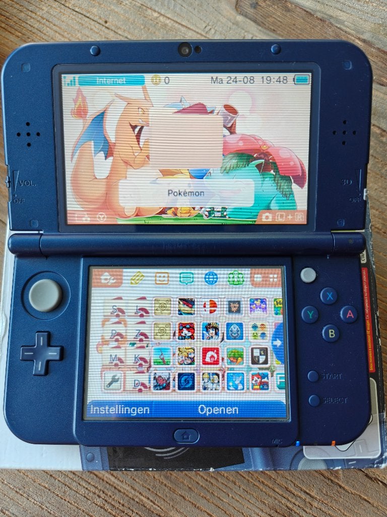 Nintendo New 3DS XL Metallic Blue – Compleet in doos + 256GB, Consoles de jeu & Jeux vidéo, Consoles de jeu | Nintendo 2DS & 3DS