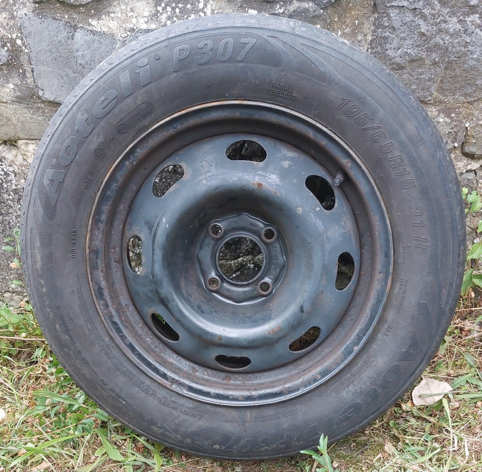 Jante tôle 15" 4x108 – 195/65 R15, Enlèvement, Utilisé