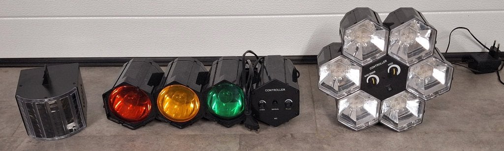 DJ Lichteffecten, Ophalen, Gebruikt, Licht, Geluidgestuurd