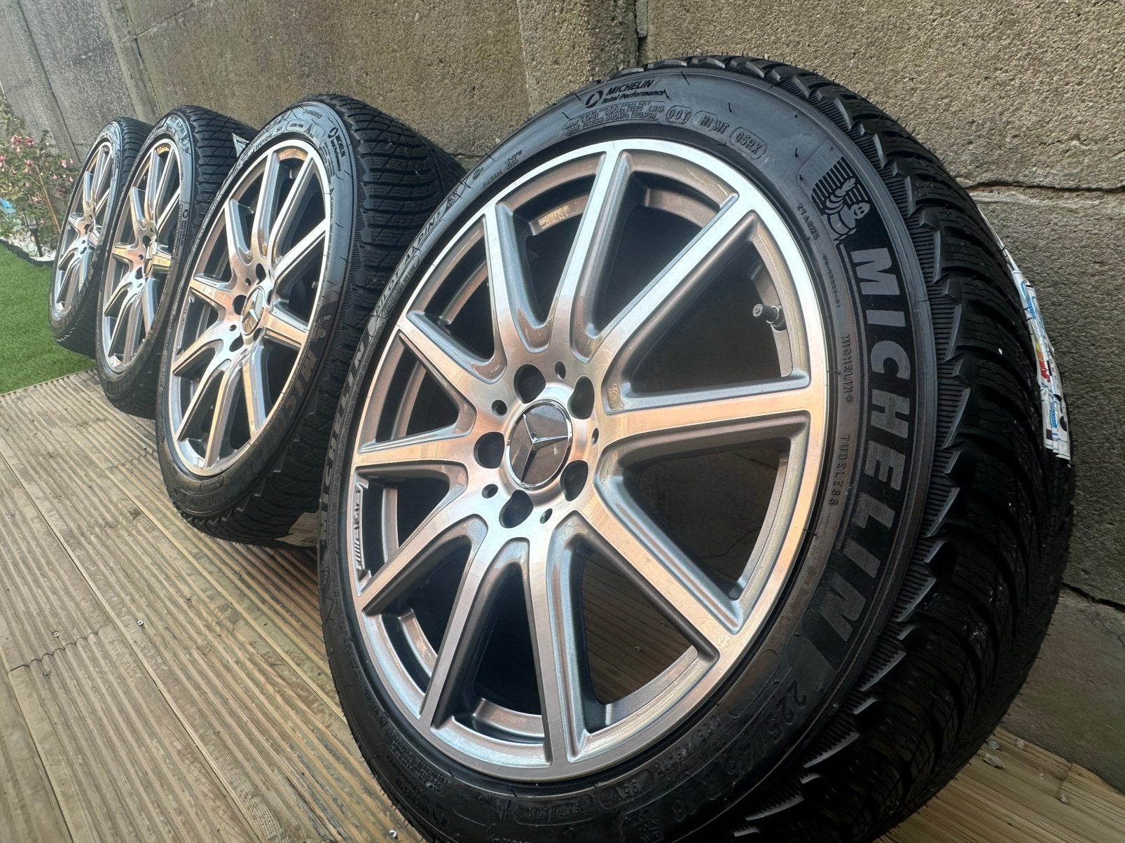 Jantes Mercedes Original AMG Neuf-Pneus hiver Michelin Neuf, Enlèvement, 18 pouces, Pneu(s)