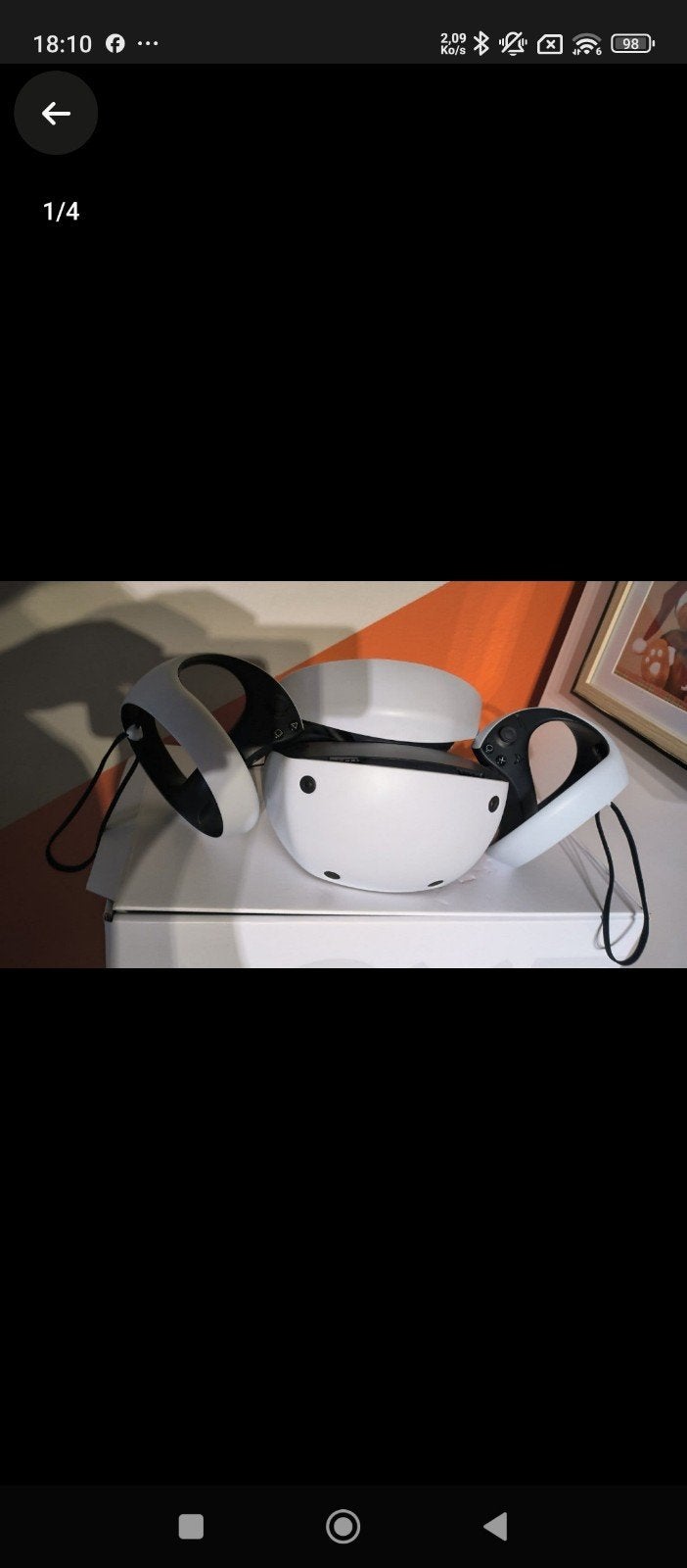 psvr2 casque réalité virtuelle PlayStation avec chargeur, Enlèvement