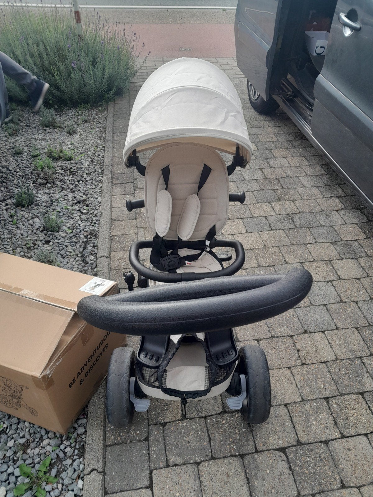 peuterfiets, Enlèvement, Comme neuf, Deryan explorer, Tige de poussée