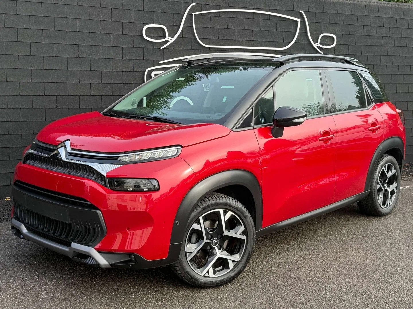 Citroën C3 Aircross 1.2+FACELIFT+NAVI+CAMERA+CUIR+CARNET+EU, Autos, Achat, Entreprise, Boîte manuelle, Noir