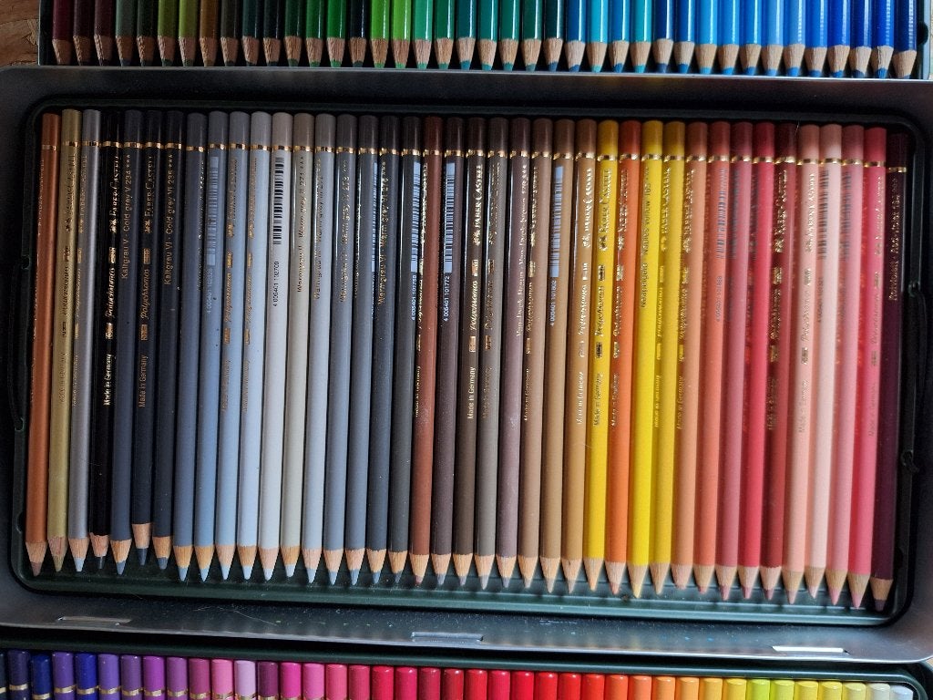 120 crayons Polychromos Faber Castell, Hobby & Loisirs créatifs, Enlèvement, Utilisé, Crayon ou Feutre